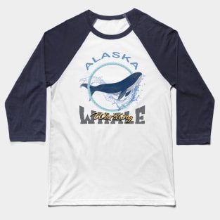 Alaska Whale Watching Baseball T-Shirt